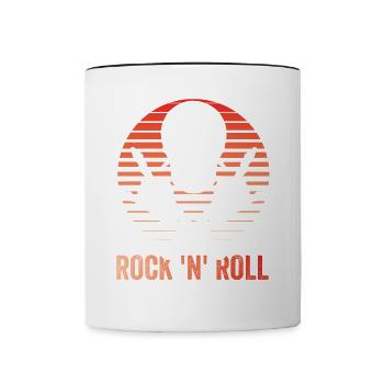 Rock 'n' Roll Music, Dancing, Concert, Festival - Contrasting Mug - white/black - Front
