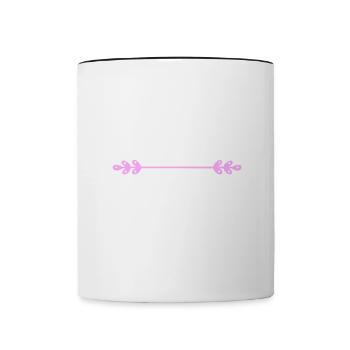 That ́s me sausage. Denglish - Contrasting Mug - white/black - Front