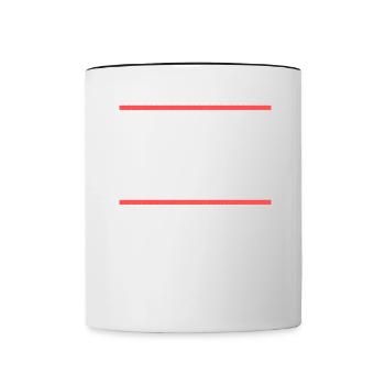 Vous pouvez aller là où pousse le poivre. Danglais - Mug contrasté - blanc/noir - Devant