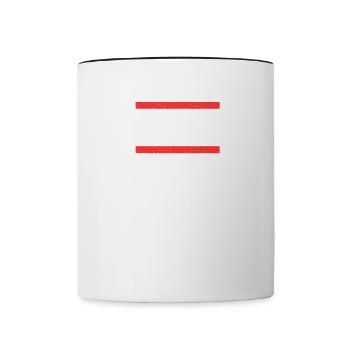 Hesse Hessin Hessen - Tasse zweifarbig - Weiß/Schwarz - Vorne