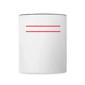 Sachsen Anhalter Sachsen Anhalterin Sachsen Anhalt - Tasse zweifarbig - Weiß/Schwarz - Vorne