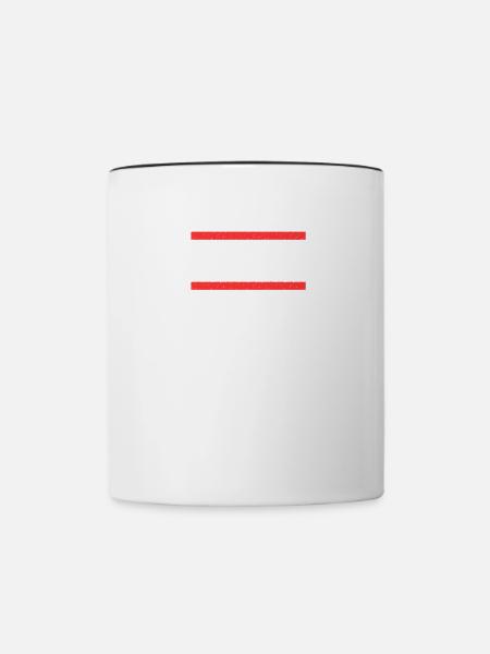 Saarländer Saarländerin Saarland - Tasse zweifarbig - Weiß/Schwarz