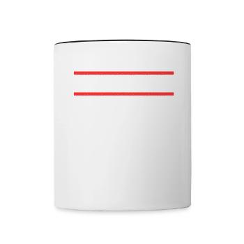 Rheinland Pfälzer Pfälzerin Rheinland Pfalz - Tasse zweifarbig - Weiß/Schwarz - Vorne