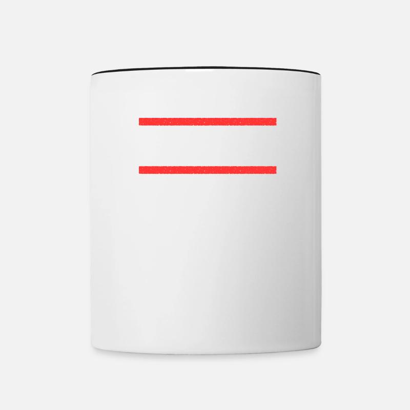 Hunsrück - Tasse zweifarbig - Weiß/Schwarz