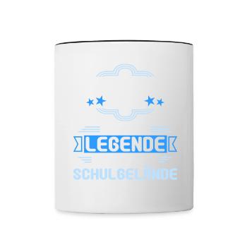 Lycée Jeunes Filles Lycée 2024 - Mug contrasté - blanc/noir - Devant