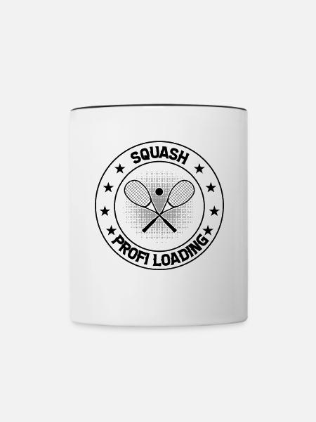 Squash profi loading - Squash Profi - Tasse zweifarbig - Weiß/Schwarz