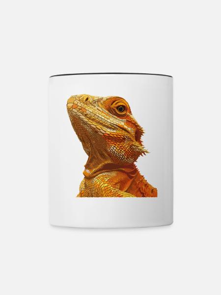 Agamen Agame - Tasse zweifarbig - Weiß/Schwarz