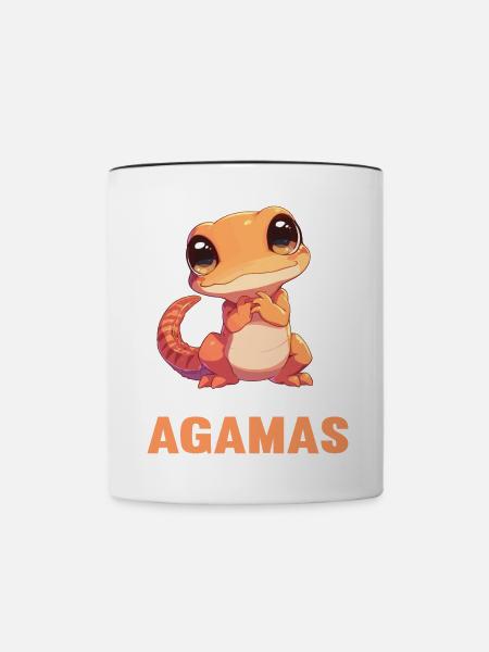 Agamen Agame - Tasse zweifarbig - Weiß/Schwarz