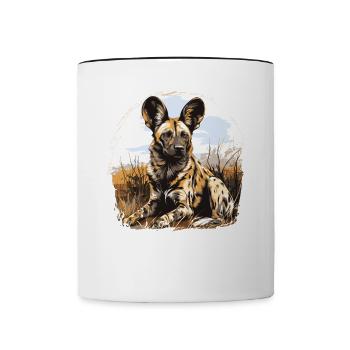 Wild Dogs Wild Dog - Contrasting Mug - white/black - Front