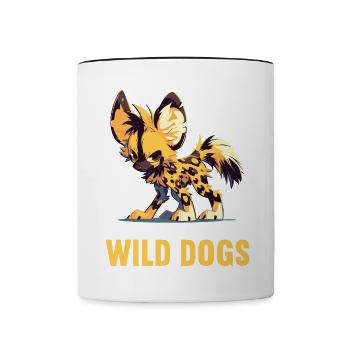 Wild Dogs Wild Dog - Contrasting Mug - white/black - Front