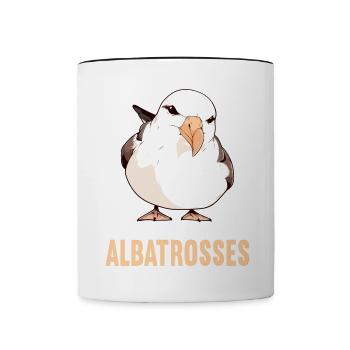Albatross Albatrosse Albatros - Tasse zweifarbig - Weiß/Schwarz - Vorne