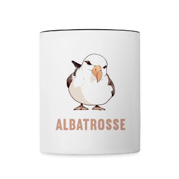 Albatross Albatrosse Albatros - Tasse zweifarbig - Weiß/Schwarz - Vorne