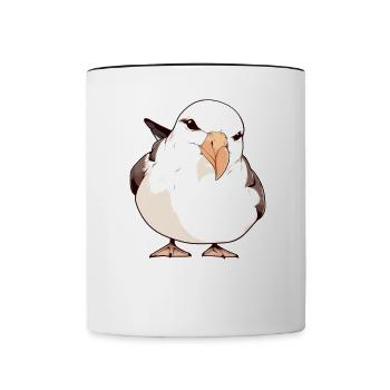 Albatross Albatrosse Albatros - Tasse zweifarbig - Weiß/Schwarz - Vorne