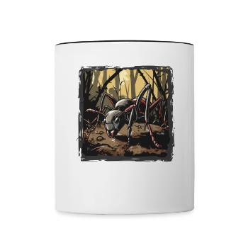 Ant Ameisen Ameise - Tasse zweifarbig - Weiß/Schwarz - Vorne
