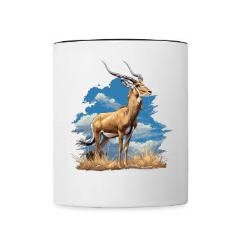 Antelope Antilopen Antilope - Contrasting Mug - white/black - Front