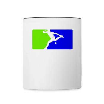 Vêtements pour joueurs de tennis Tennis Femmes Filles - Mug contrasté - blanc/noir - Devant