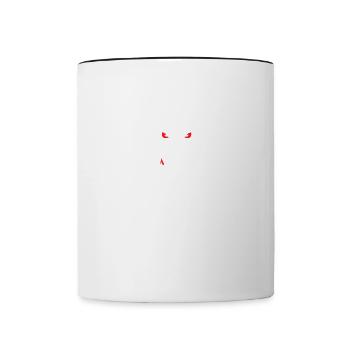 Pas mon cirque, pas mes singes ! - Mug contrasté - blanc/noir - Devant