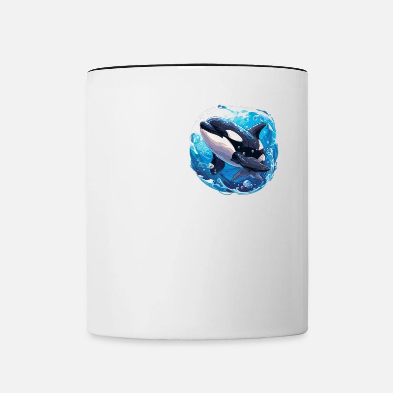 Orques Orques - Mug contrasté - blanc/noir