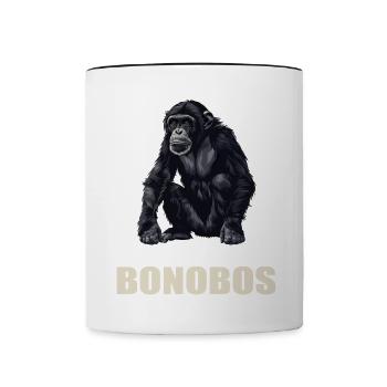 Bonobos Bonobo - Contrasting Mug - white/black - Front