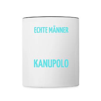 Canoe Polo Saying Tshirt | Canoe Polo Design | - Contrasting Mug - white/black - Front