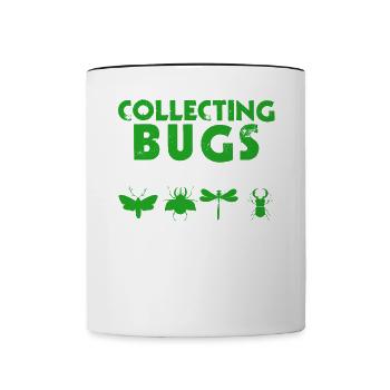 IT Geek, PC Accessories Storage Devices Evolution - Contrasting Mug - white/black - Front
