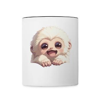Gibbons Gibbon - Tasse zweifarbig - Weiß/Schwarz - Vorne