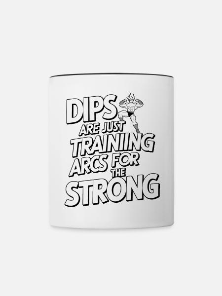 Training Arc - Tasse zweifarbig - Weiß/Schwarz
