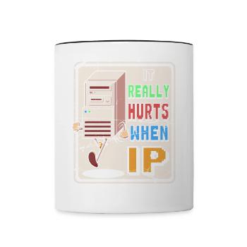 IT Geek, Accessoires PC Périphériques de stockage Evolution - Mug contrasté - blanc/noir - Devant