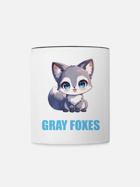 Graufüchse Graufuchs - Tasse zweifarbig - Weiß/Schwarz