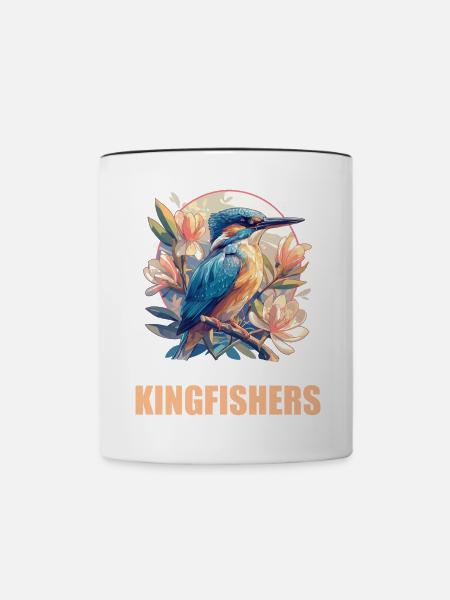 Eisvögel Eisvogel - Tasse zweifarbig - Weiß/Schwarz