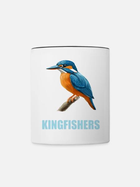 Eisvögel Eisvogel - Tasse zweifarbig - Weiß/Schwarz