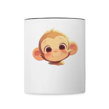 Macaque Macaque - Contrasting Mug - white/black - Front