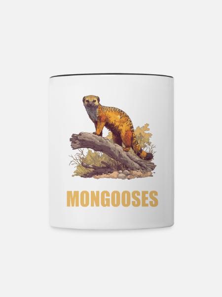 Mungos Mungo - Tasse zweifarbig - Weiß/Schwarz