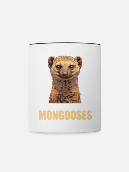 Mungos Mungo - Tasse zweifarbig - Weiß/Schwarz