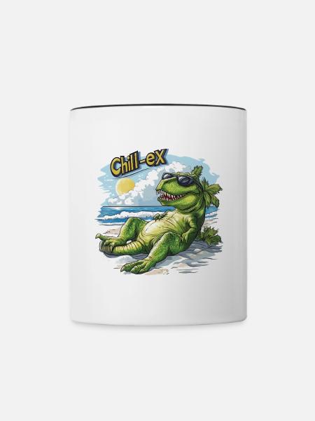 Chill-ex - Tasse zweifarbig - Weiß/Schwarz