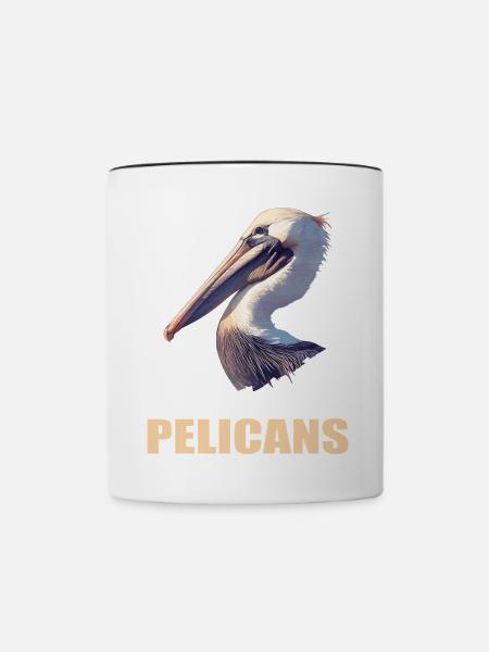 Pelikane Pelikan - Tasse zweifarbig - Weiß/Schwarz
