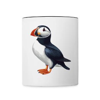 Puffin - Contrasting Mug - white/black - Front