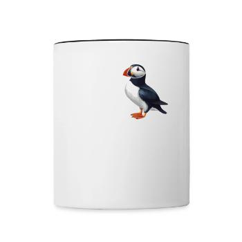 Puffin - Contrasting Mug - white/black - Front