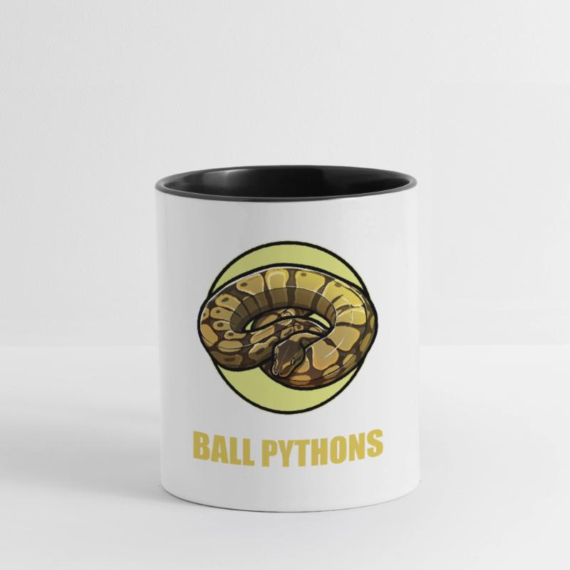 Ball Python Roi Python Roi Python Mug contrasté