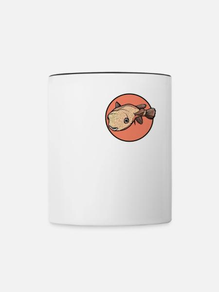 Kugelfische Kugelfisch - Tasse zweifarbig - Weiß/Schwarz