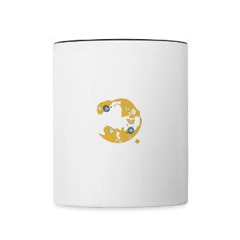 Geographie Fernweh Geocaching Forscher Reisende - Tasse zweifarbig - Weiß/Schwarz - Vorne