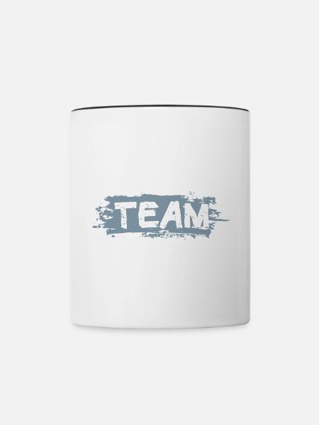 Sailing Team - Tasse zweifarbig - Weiß/Schwarz