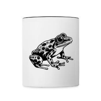 Frog Animal - Contrasting Mug - white/black - Front