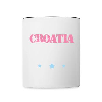 Croatia 2023 - Contrasting Mug - white/black - Front