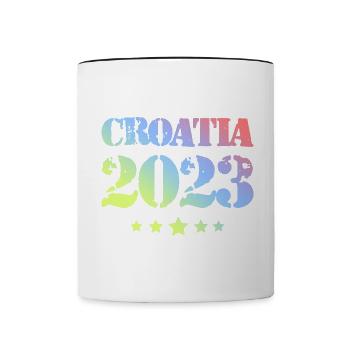 Croatia 2023 - Contrasting Mug - white/black - Front