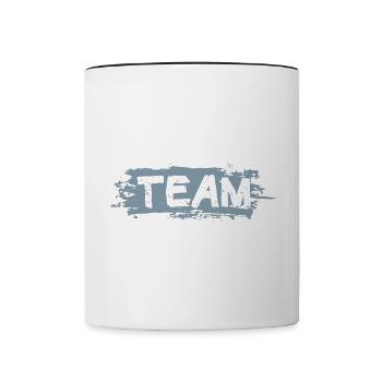 Drinking Team - Contrasting Mug - white/black - Front