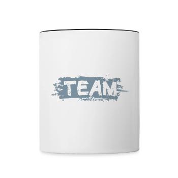 Volleyball Team - Contrasting Mug - white/black - Front