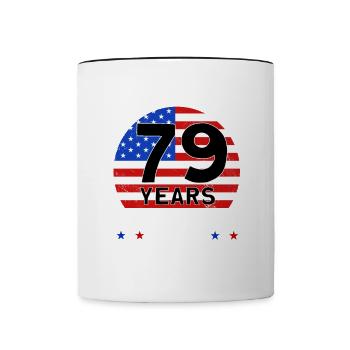 It Took Me 79 Years To Look This Good - Contrasting Mug - white/black - Front