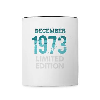 December 1973 Limited Edition - Tasse zweifarbig - Weiß/Schwarz - Vorne