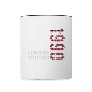 1990 Édition limitée - Mug contrasté - blanc/noir - Devant
